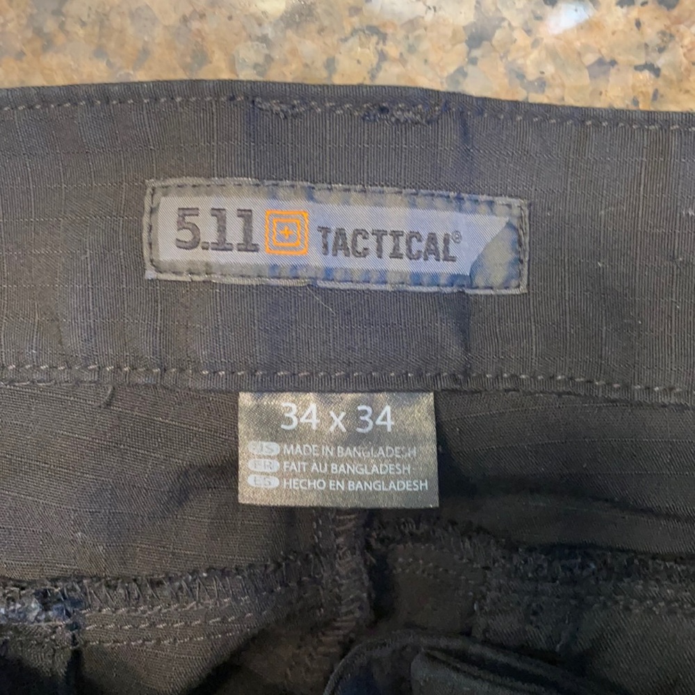 5.11 Black Tactical Style Pant Size 34x32 - Picture 6 of 13